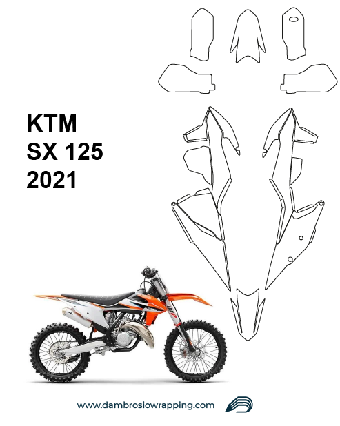 Custom Fairing Graphics Kit for KTM SX 125 - 2021