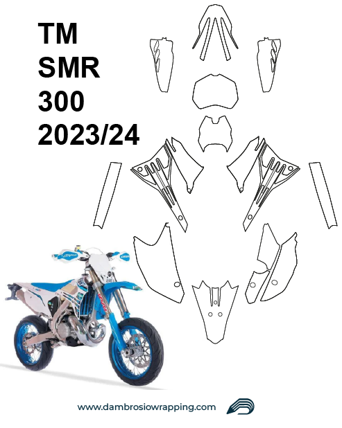 Custom Fairing Graphics Kit for TM SMX 300 - 2023/24