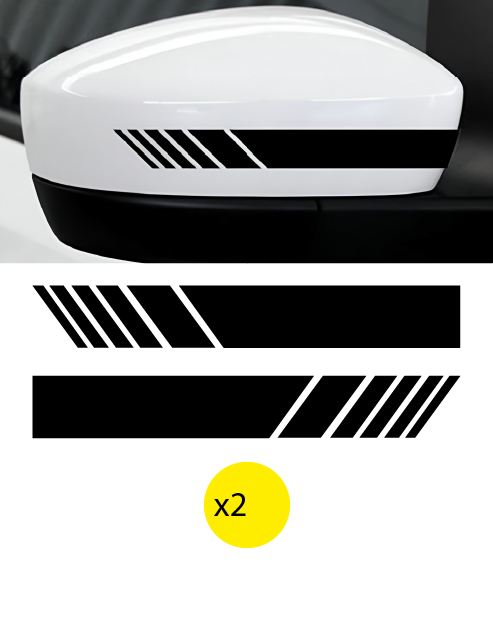 Fiat 500 Mirror Adhesive Strips Kit