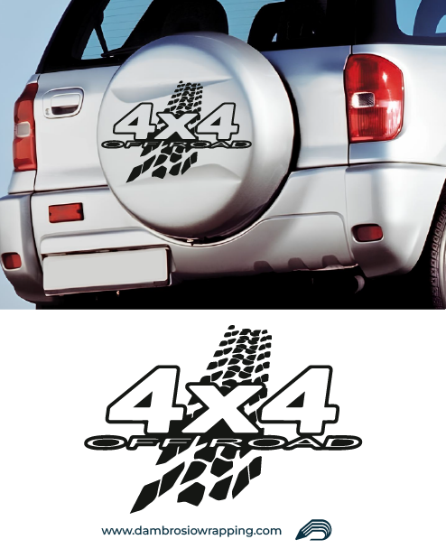 Toyota "4x4 Off Road" sticker