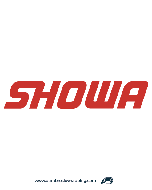 Showa Logo Sticker - Red