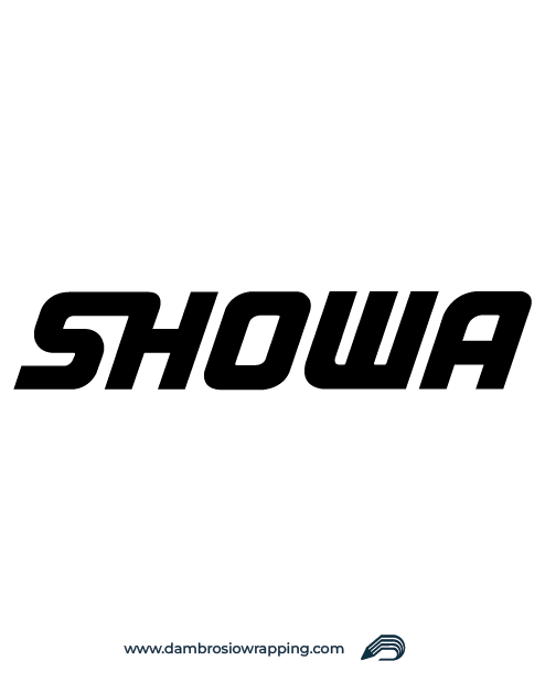 Showa Logo Sticker - Black