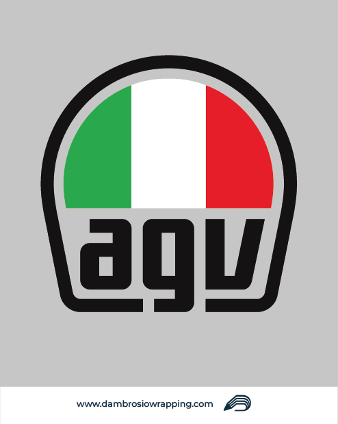 AGV Emblem Logo Sticker - Classic