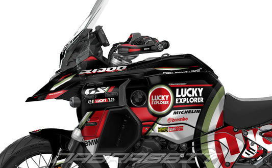 Lucky Explorer Fairing Graphics Kit - BMW R1300GS ADV (2024~) - (LS-B)