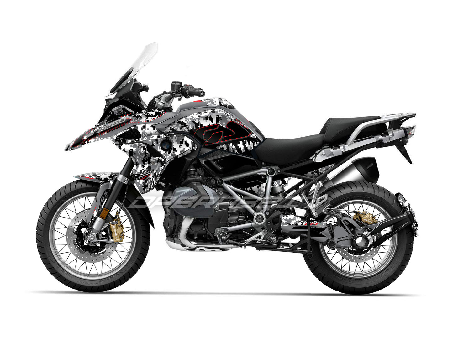 Kit Grafiche Adesivi Carene - BMW R1200/R1250GS (2017~2025) - (CM-WB)