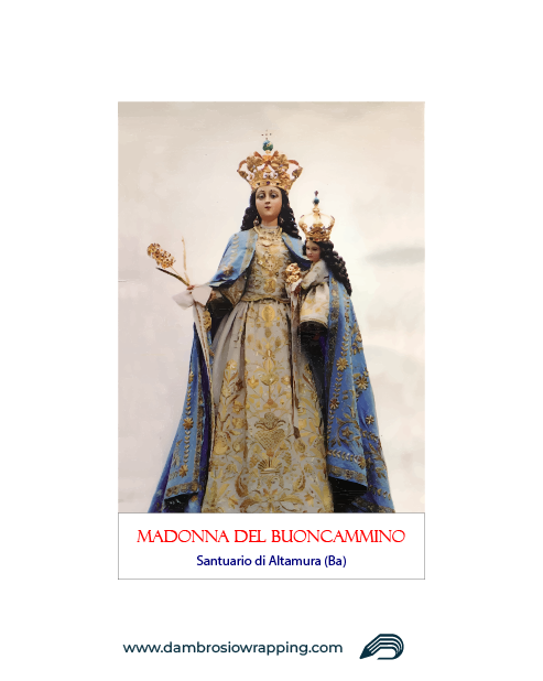 Truck Windshield Sticker - Madonna of the Good Path