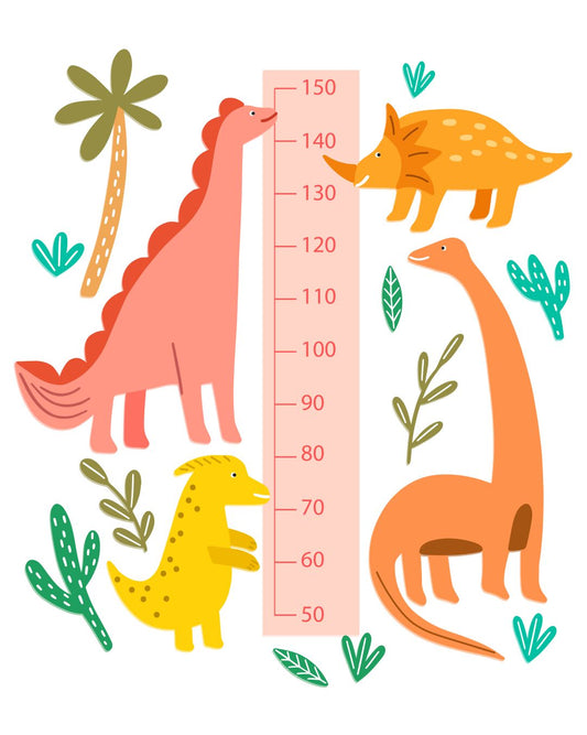 Wall Sticker - Metro with Dinosaurs