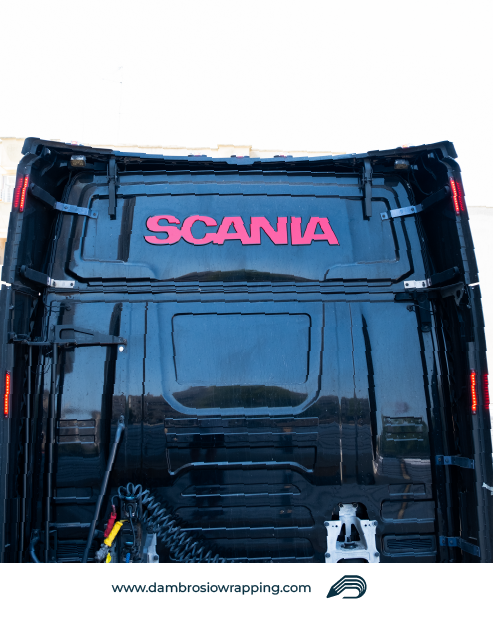 Adesivo "Scania" per Posteriore Camion