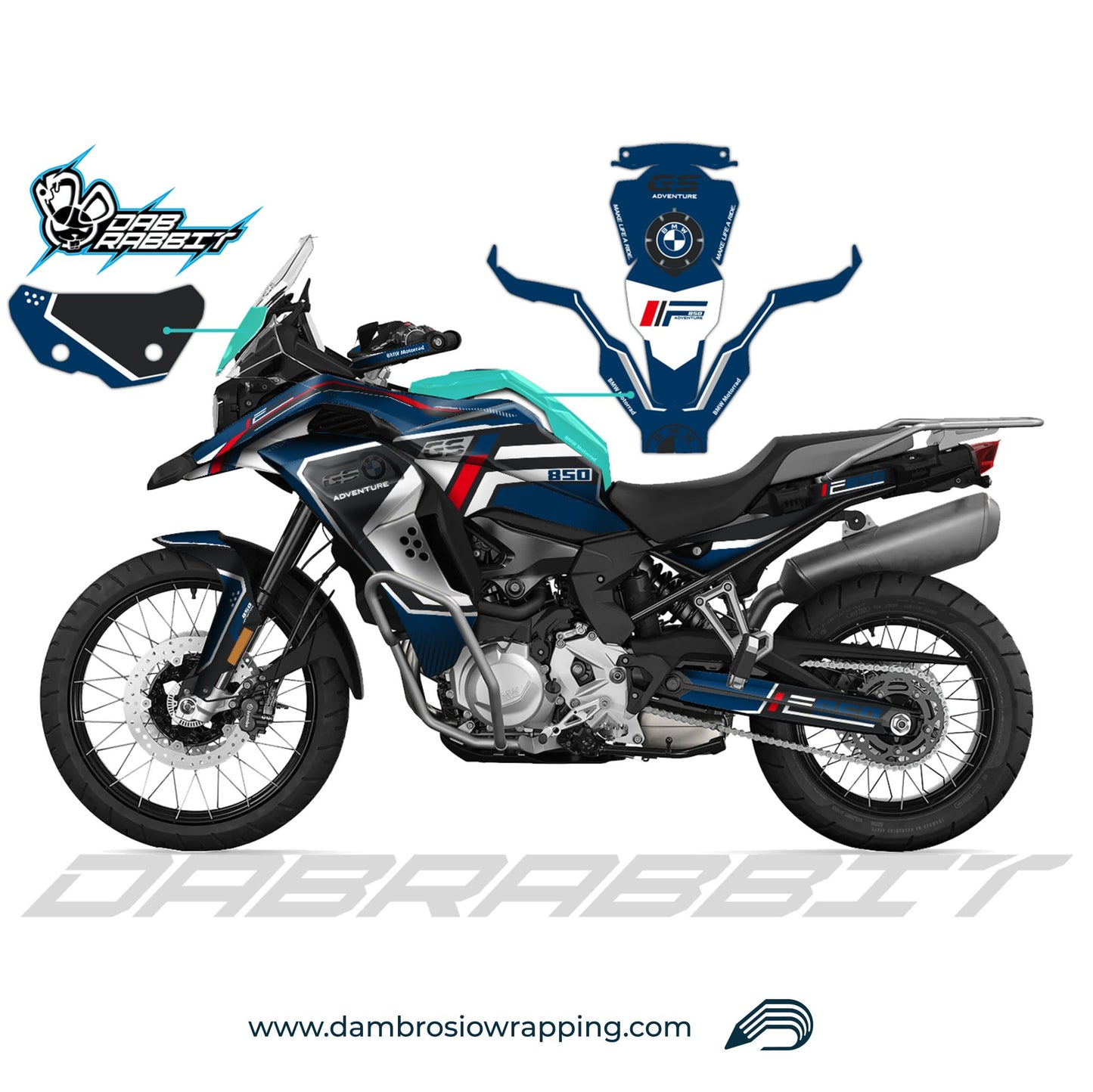 Fairing Graphics Kit - BMW F850GS ADV - (MD-BLW)