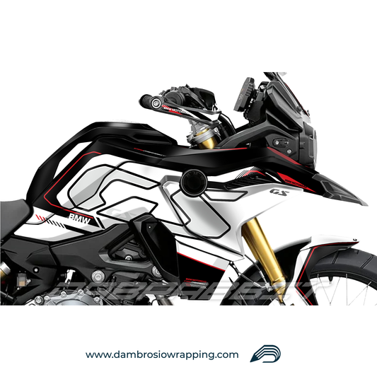 Fairing Graphics Kit - BMW F850GS/F750/F800GS (2017~) - (BL-WB)