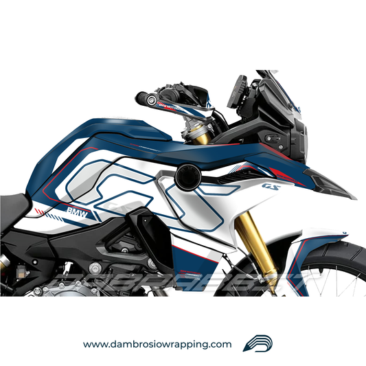 Fairing Graphics Kit - BMW F850GS/F750/F800GS (2017~) - (BL-WN)
