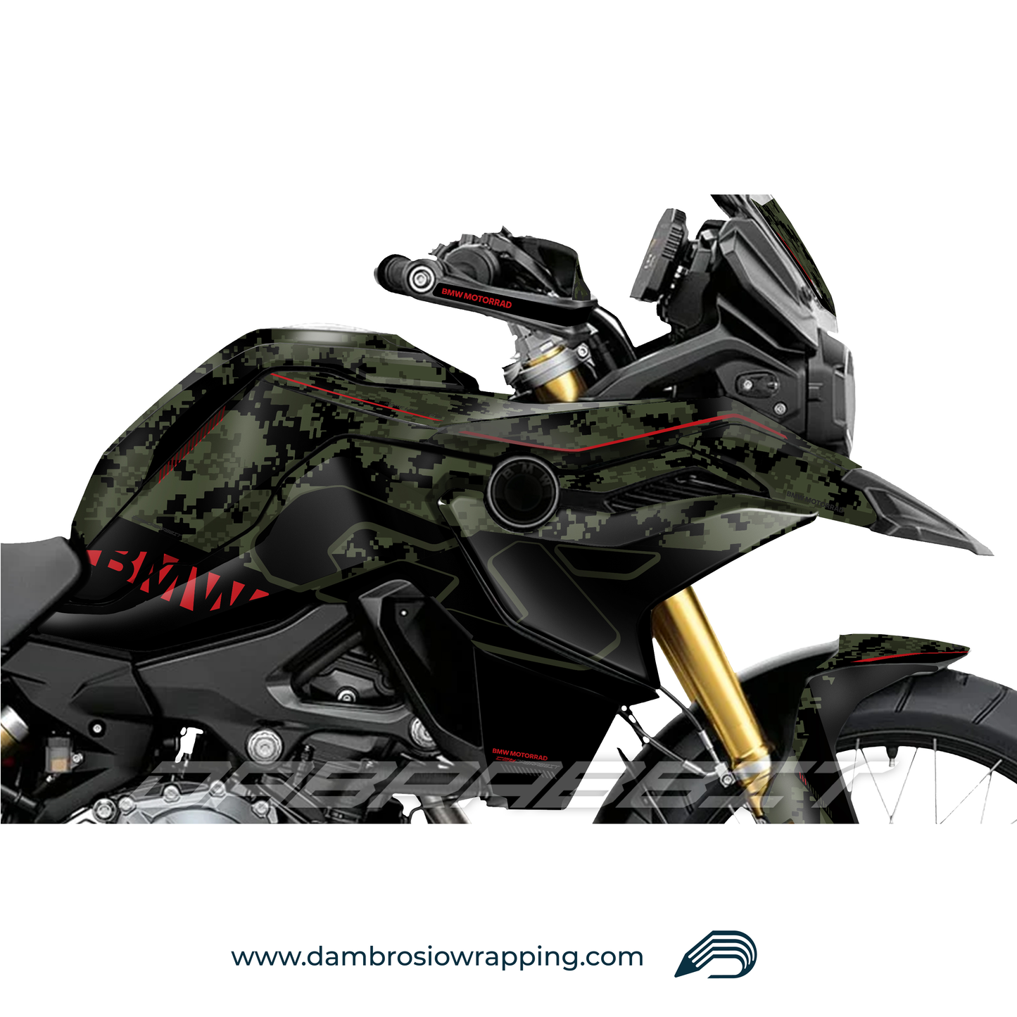 Fairing Graphics Kit - BMW F850GS/F750/F800GS (2017~) - (CM-KK)