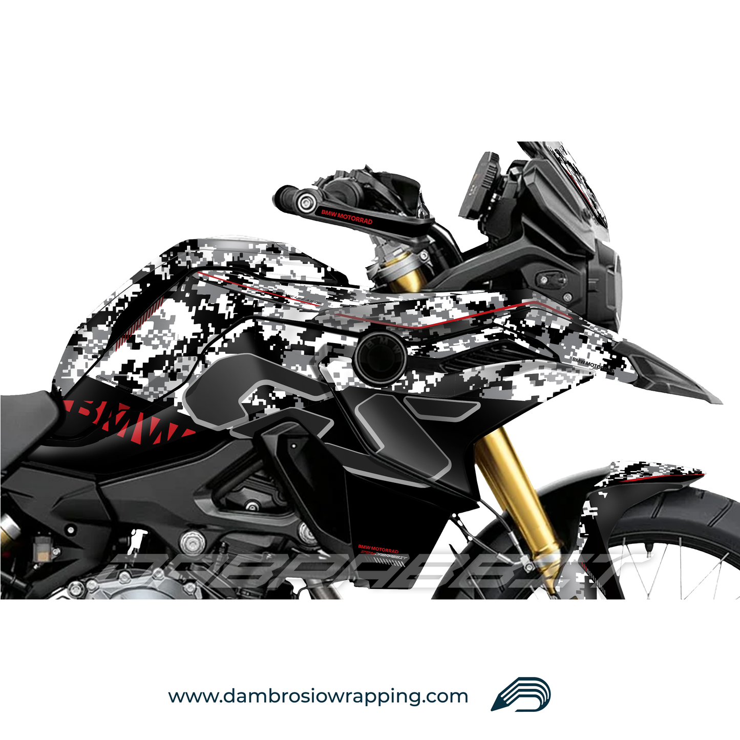 Fairing Graphics Kit - BMW F850GS/F750/F800GS (2017~) - (CM-WB)