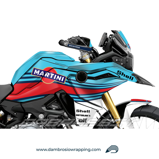 Martini Racing Fairing Graphics Kit - BMW F850GS/F750/F800GS (2017~) - (MTN-WSK)