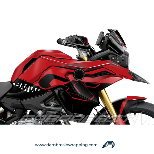 Fairing Graphics Kit - BMW F850GS/F750/F800GS (2017~) - (TH-R)