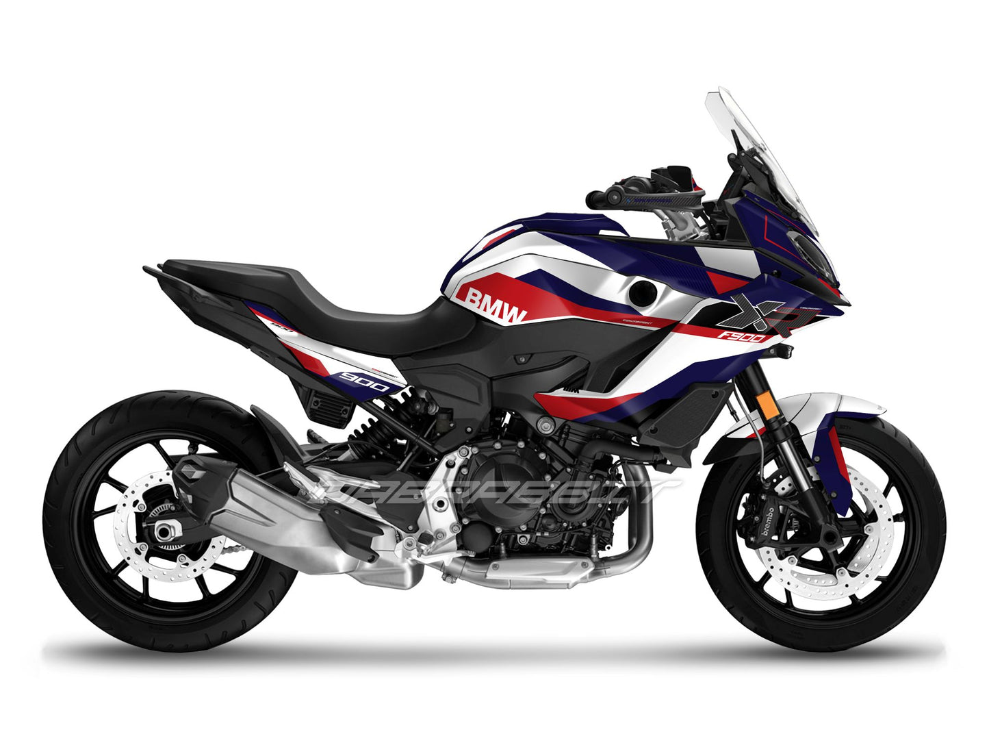 Kit Grafiche Adesivi Carene - BMW F900XR (2020~) - (HF-WBL)