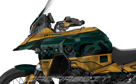 Fairing Graphics Kit - BMW R1300GS ADV (2024~) - (CHKR-GR)