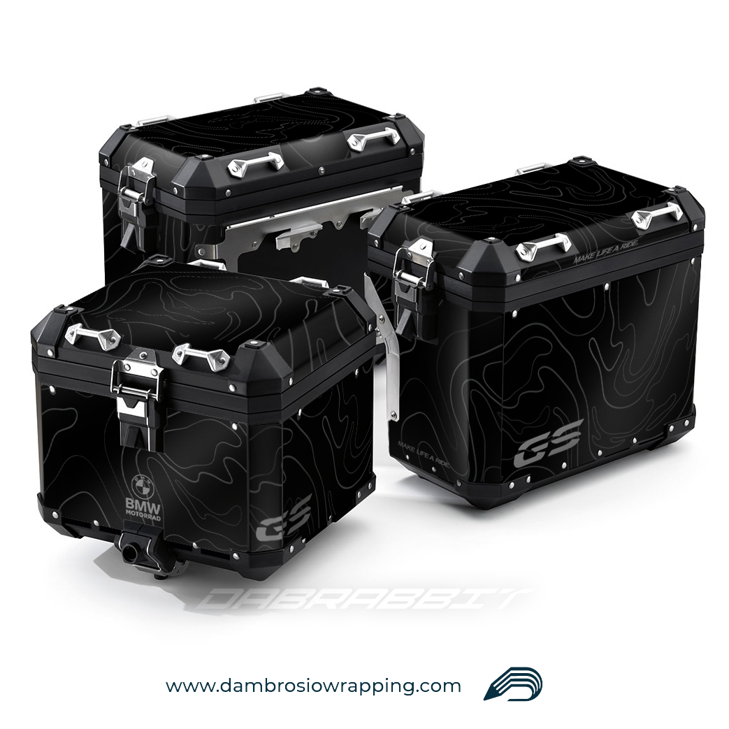 Sticker Kit for Bags / Panniers Box - BMW R 1250 1200 GS (CL-BB)