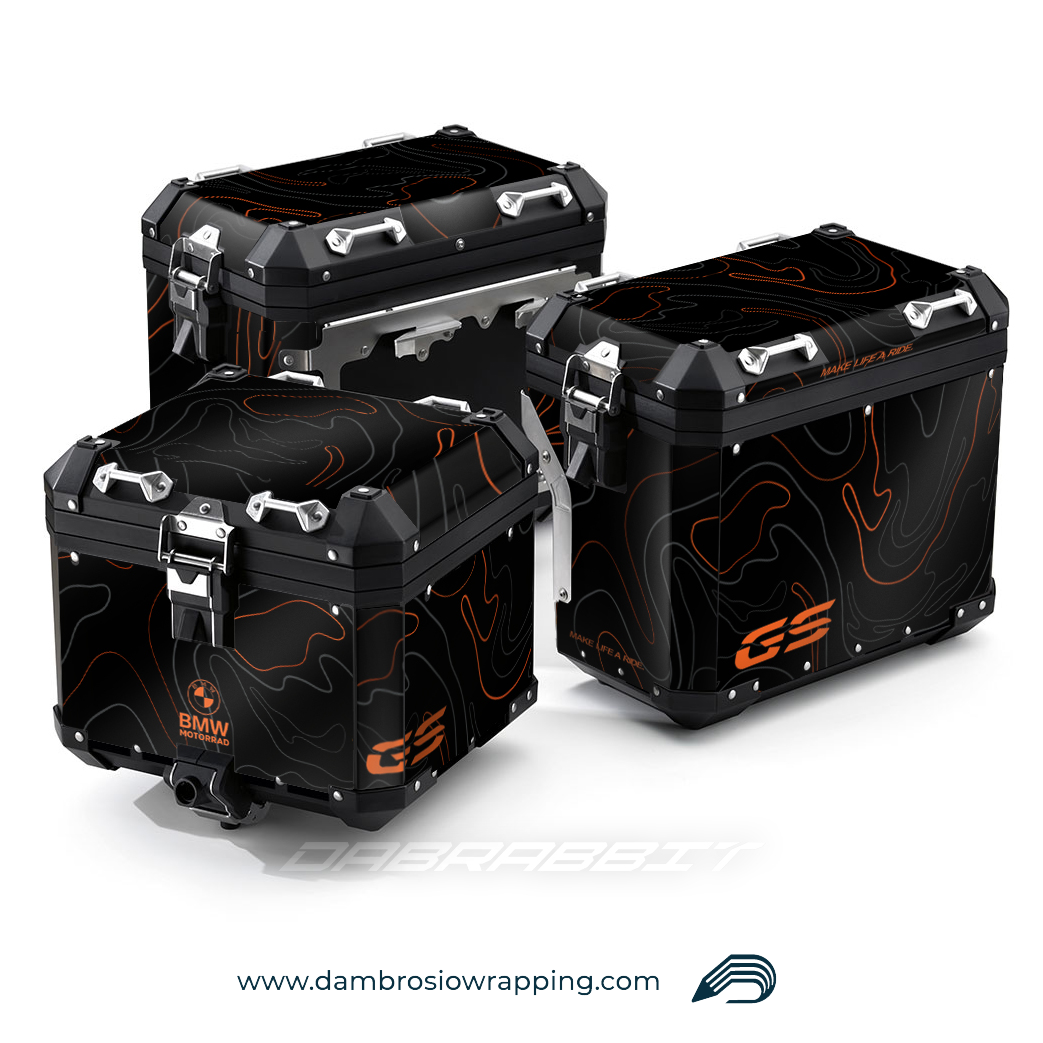 Sticker Kit for Bags / Panniers Box - BMW R 1250 1200 GS (CL-BO)