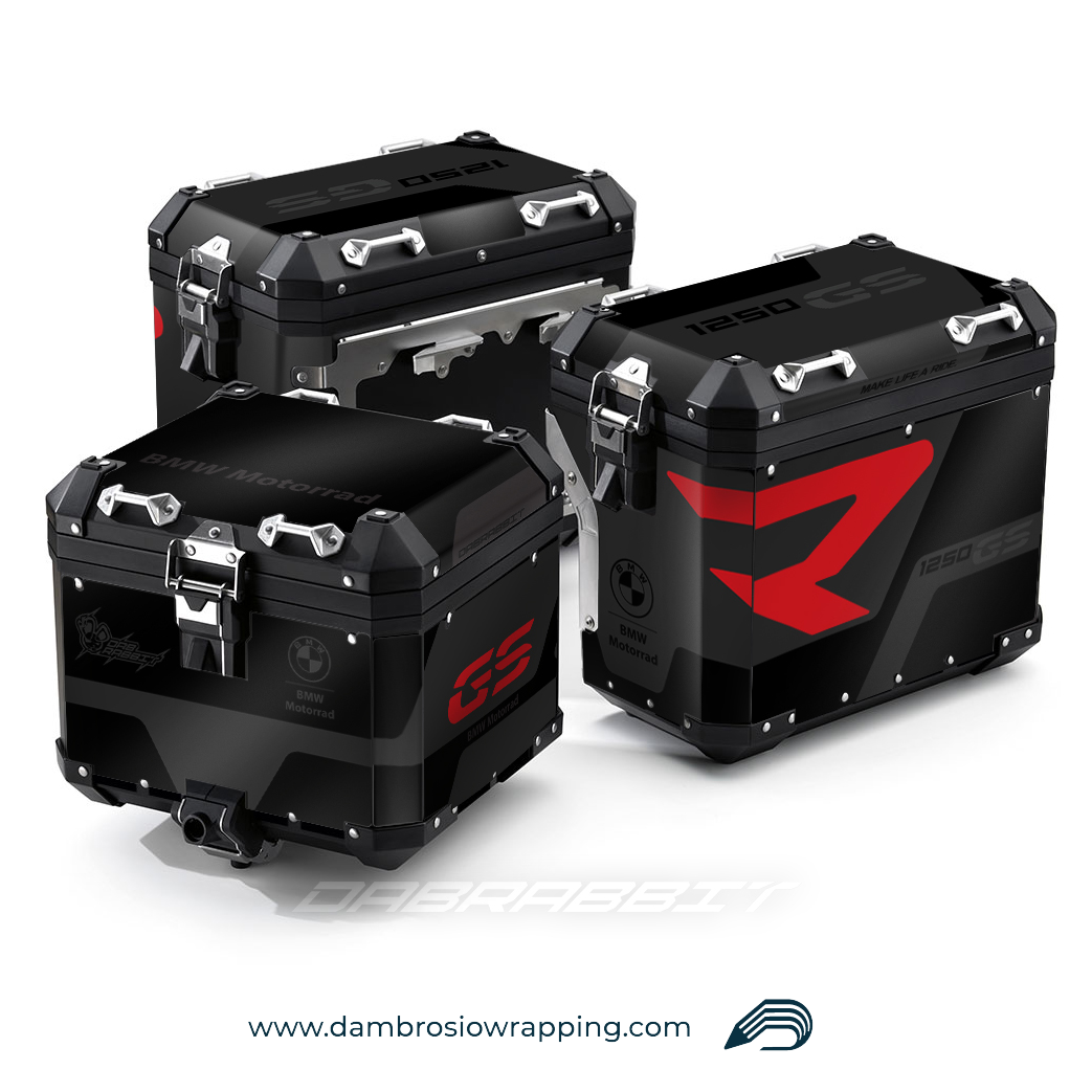 Sticker Kit for Bags / Panniers Box - BMW R 1250 1200 GS (MR-BR)