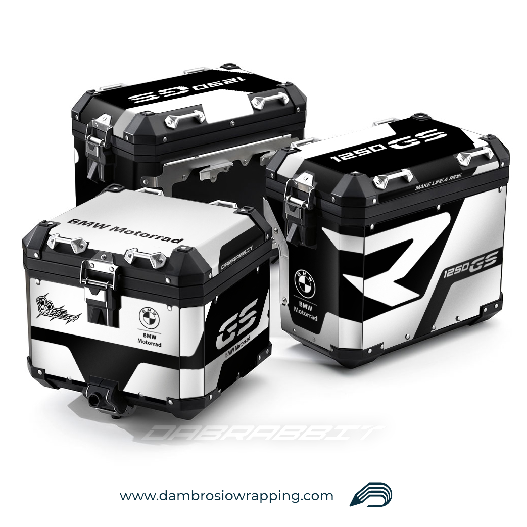 Sticker Kit for Bags / Panniers Box - BMW R 1250 1200 GS (MR-WB)