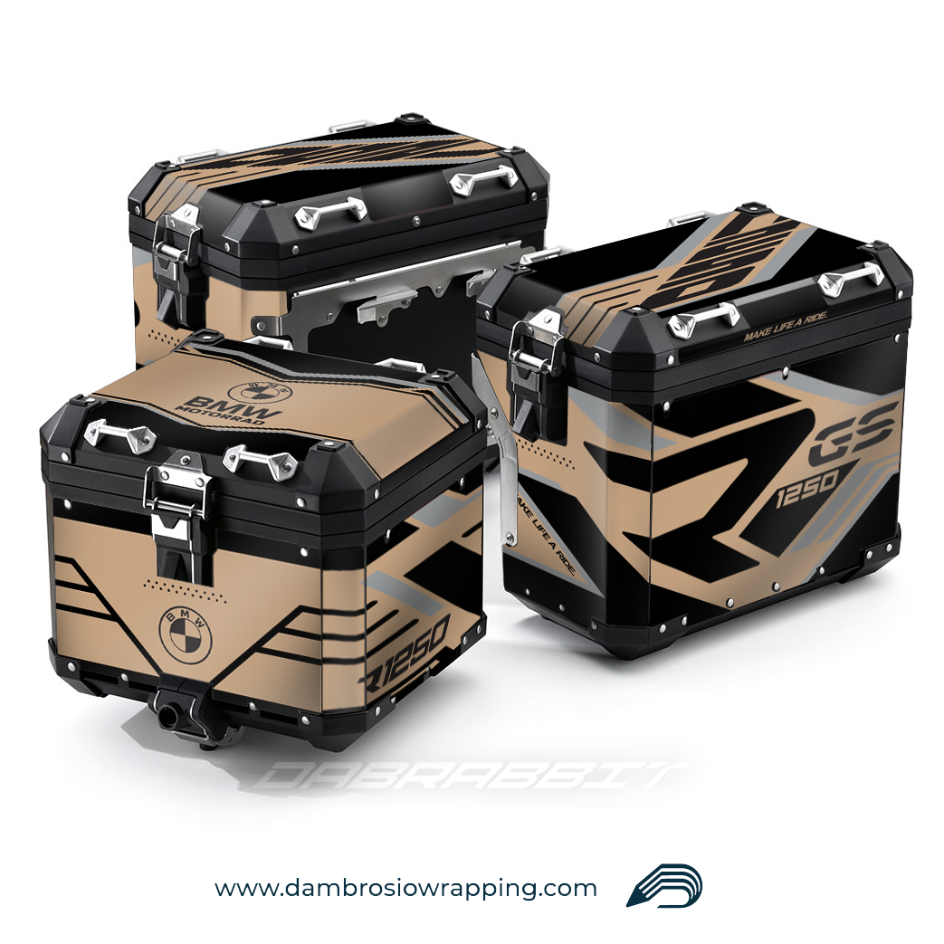 Sticker Kit for Bags / Panniers Box - BMW R 1250 1200 GS (RL-D)