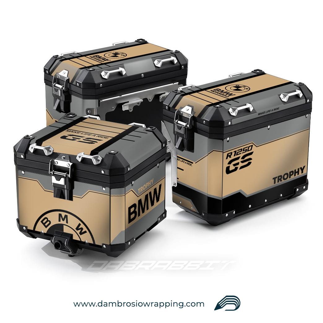 Sticker Kit for Bags / Panniers Box - BMW R 1250 1200 GS (SMP-D)