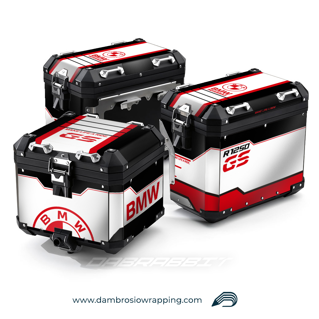 Sticker Kit for Bags / Panniers Box - BMW R 1250 1200 GS (SMP-R)
