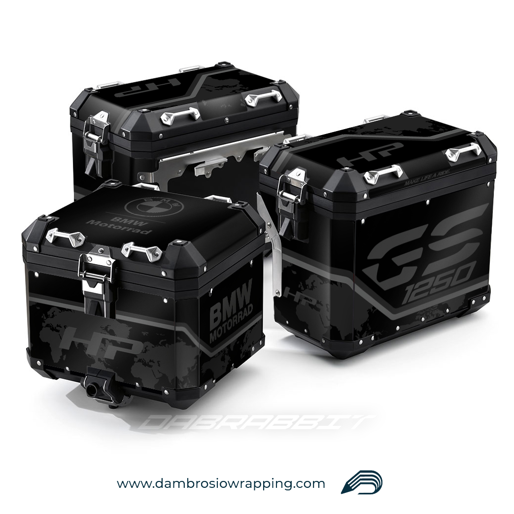 Sticker Kit for Bags / Panniers Box - BMW R 1250 1200 GS (WM-BB)