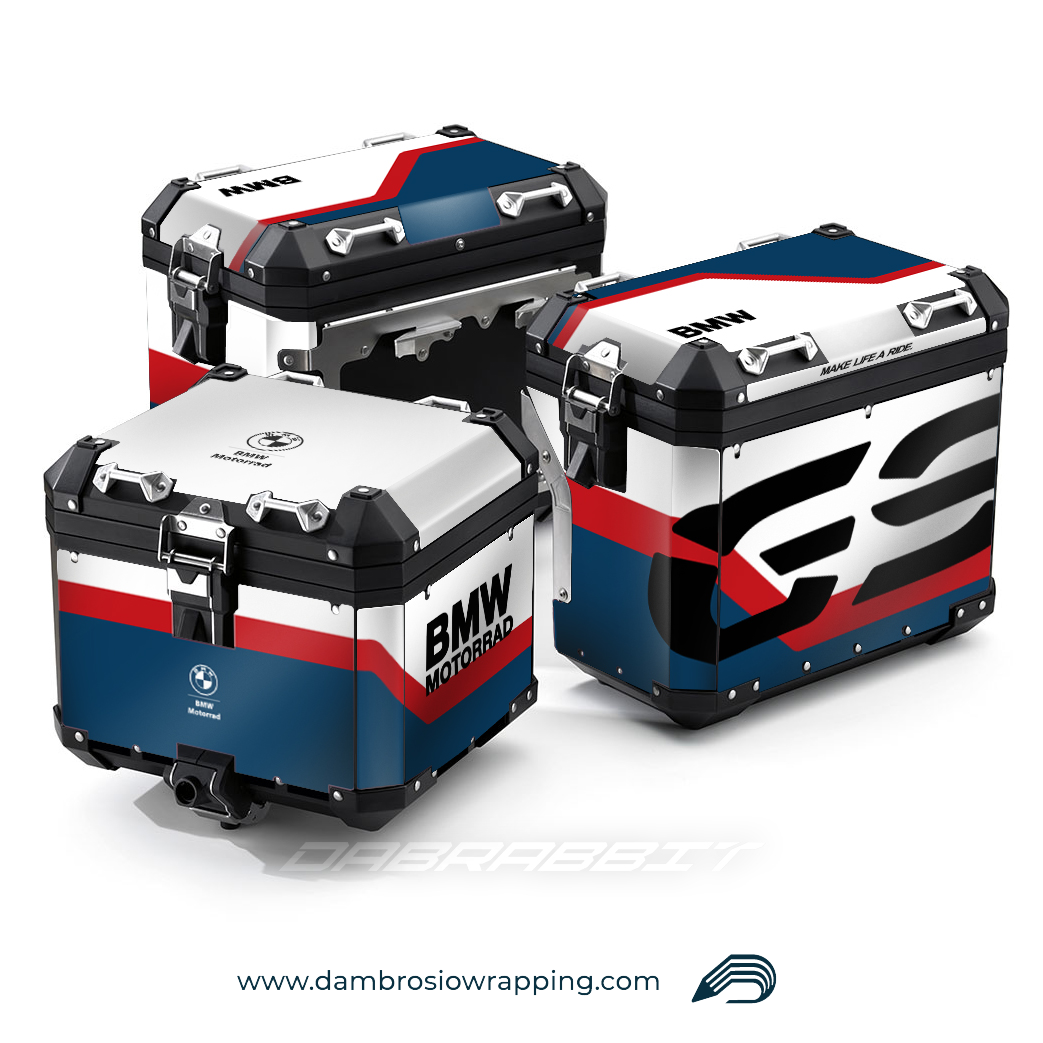 Sticker Kit for Bags / Panniers Box - BMW R 1250 1200 GS (BGS-WR)