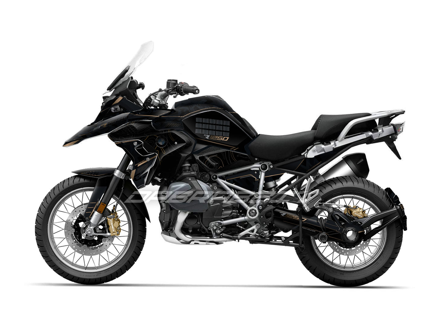 Kit Grafiche Adesivi Carene - BMW R1200/R1250GS (2017~2025) - (LR-D)