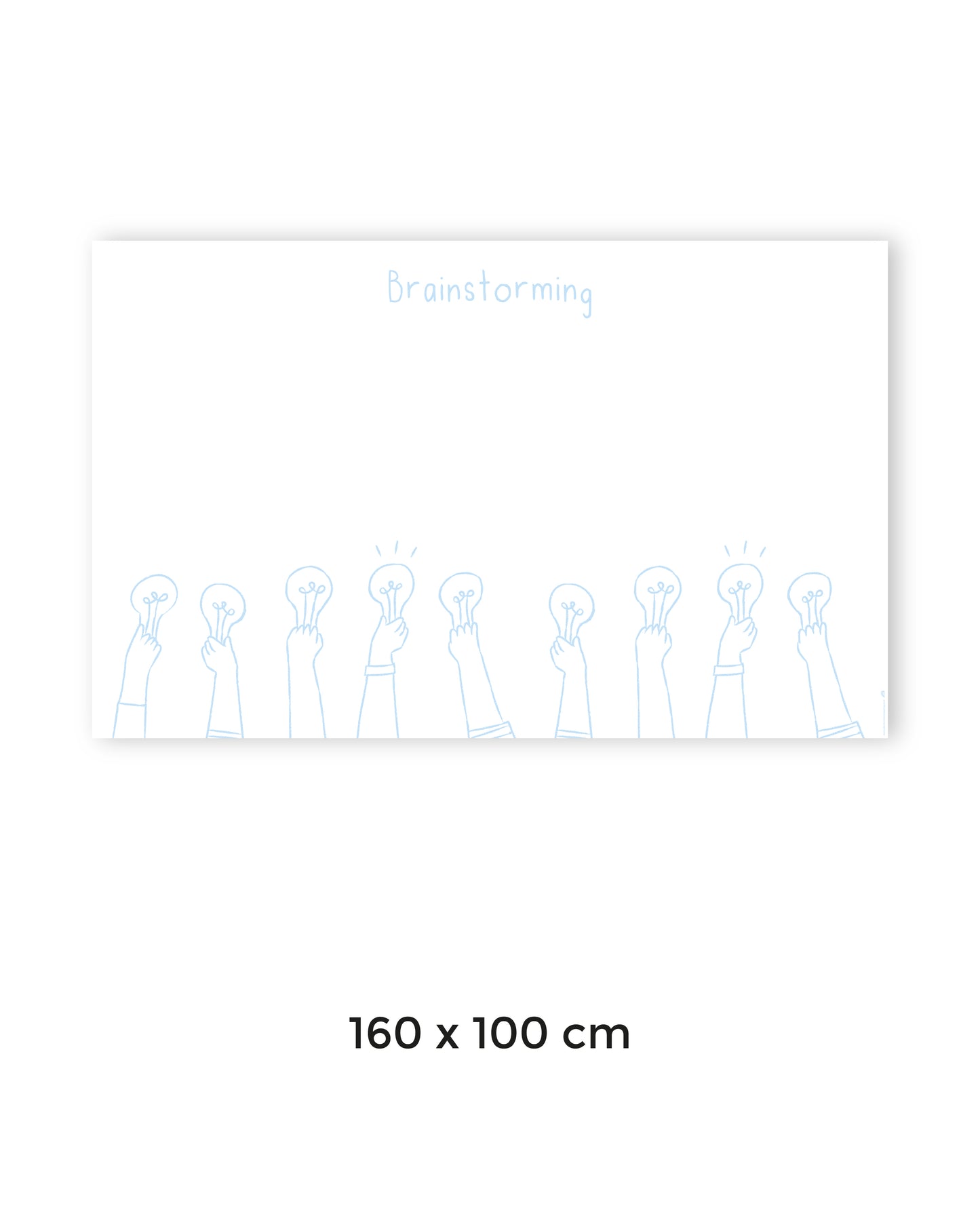 Rewritable/Repositionable Whiteboard - Brainstorming / Meeting