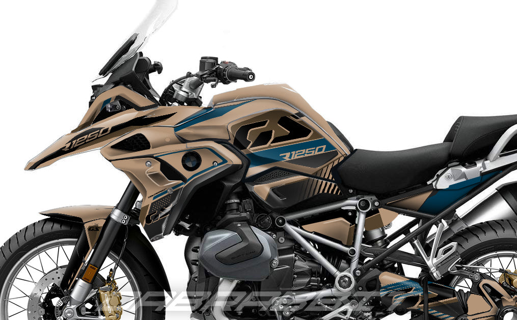 Kit Grafiche Adesivi Carene - BMW R1200/R1250GS (2017~2025) - (MS-D)