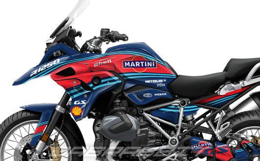 Fairing Graphics Kit - BMW R1200/R1250GS (2017~2025) - (MTN-BL)