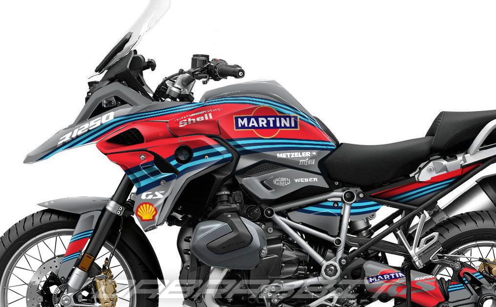 Kit Grafiche Adesivi Carene - BMW R1200/R1250GS (2017~2025) - (MTN-G)