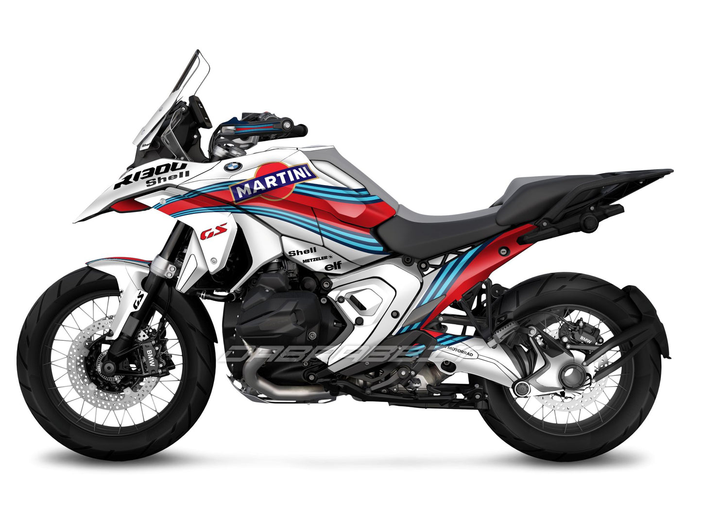 Kit Grafiche Adesivi Carene - BMW R1300GS (2024~) - (MTN-W)
