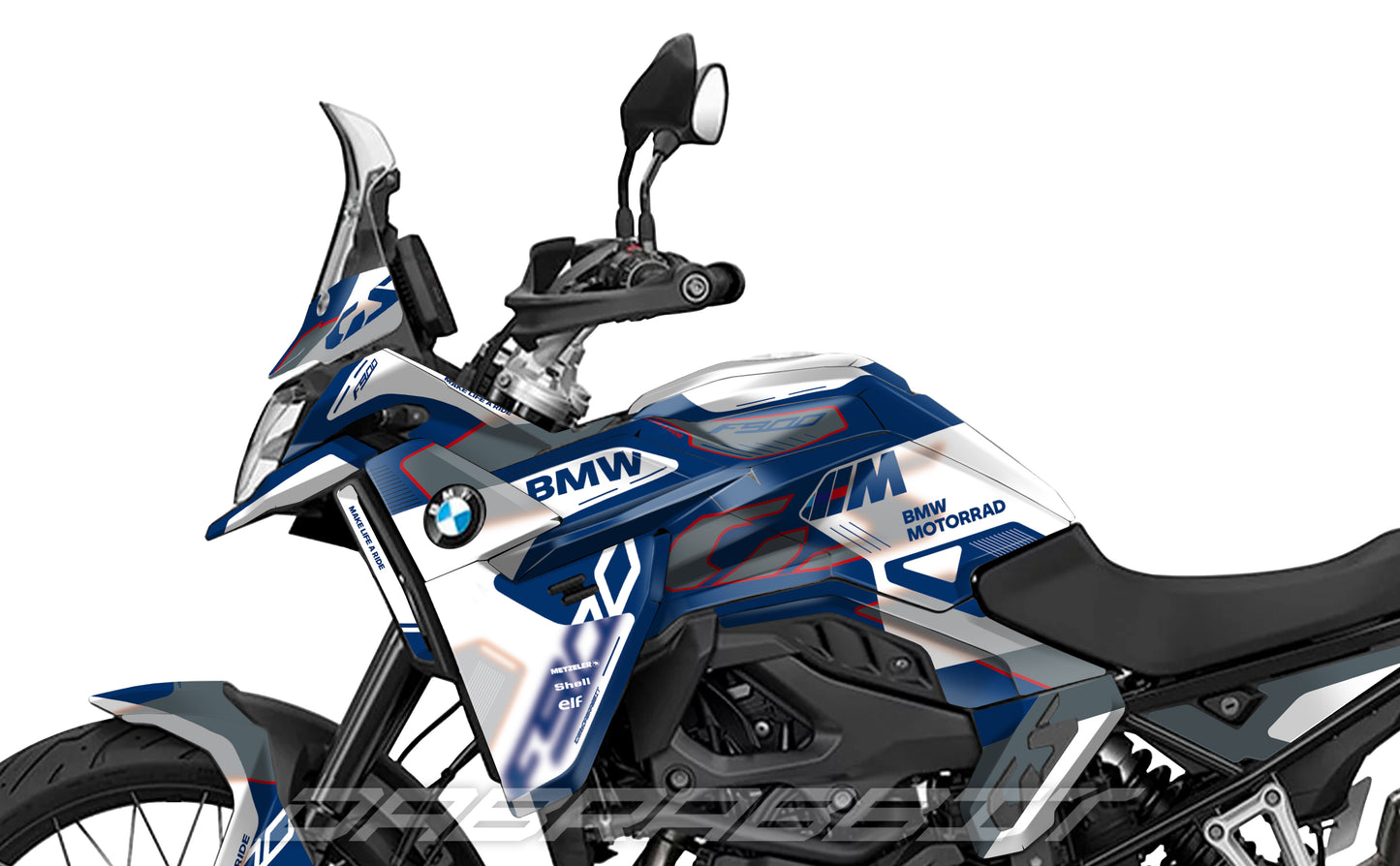 Fairing Graphics Kit - BMW F900GS (2024~) - (TSP-NR)