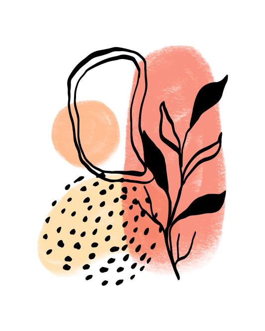 Wall Sticker - Abstract Plants