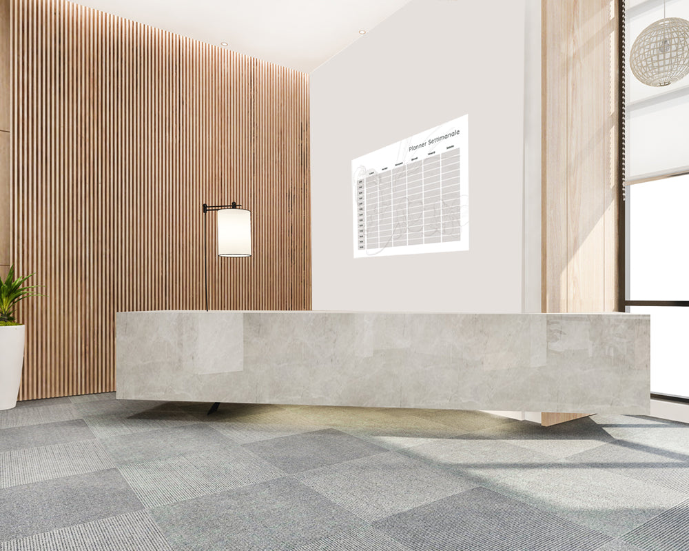 Lavagna Riscrivibile/Riposizionabile - Planner Settimanale per Centro Benessere