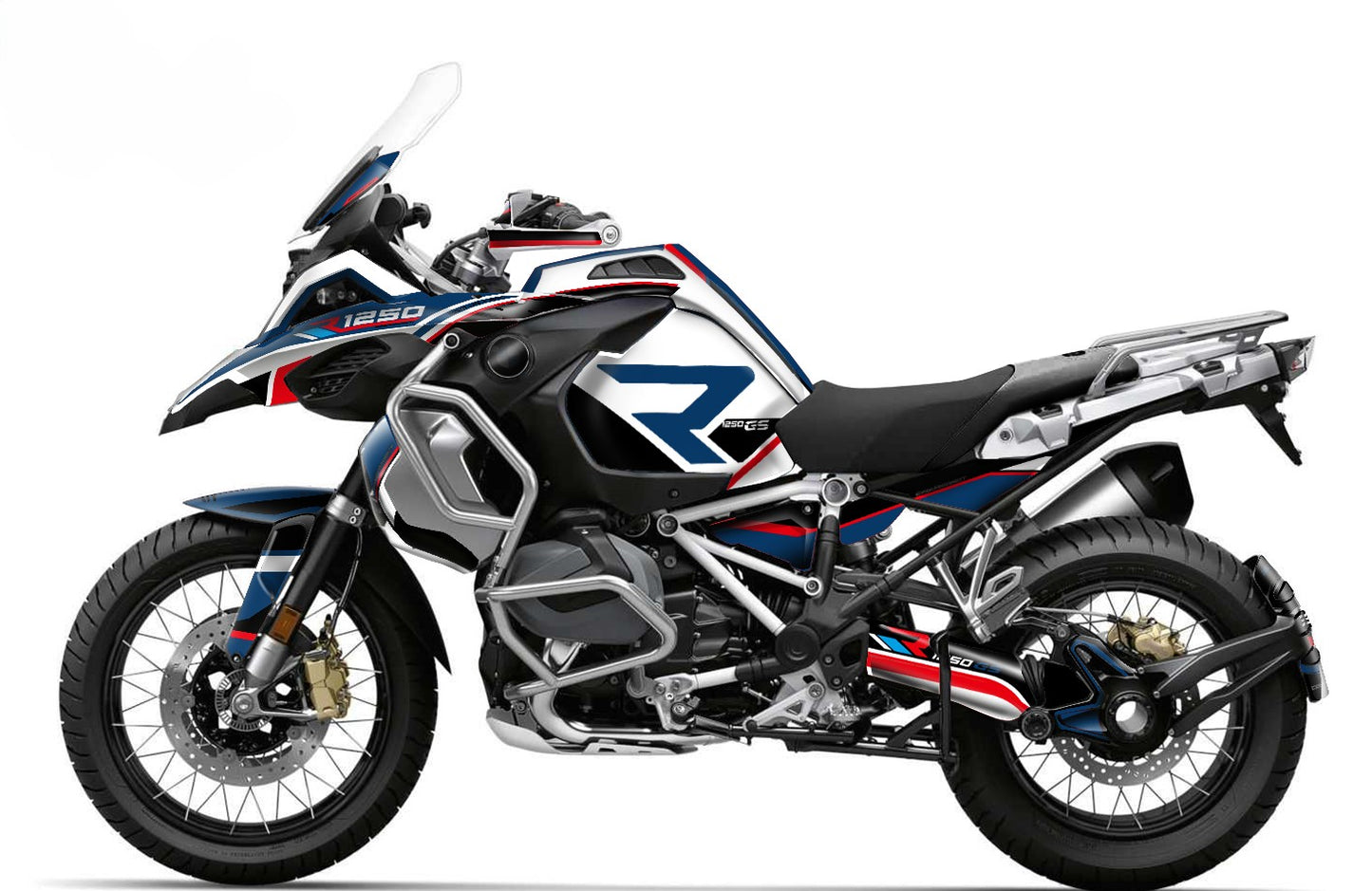 Kit Grafiche Adesivi Carene - BMW R1200/R1250GS ADV - Adventure (2014~2025) - (RL-MC)