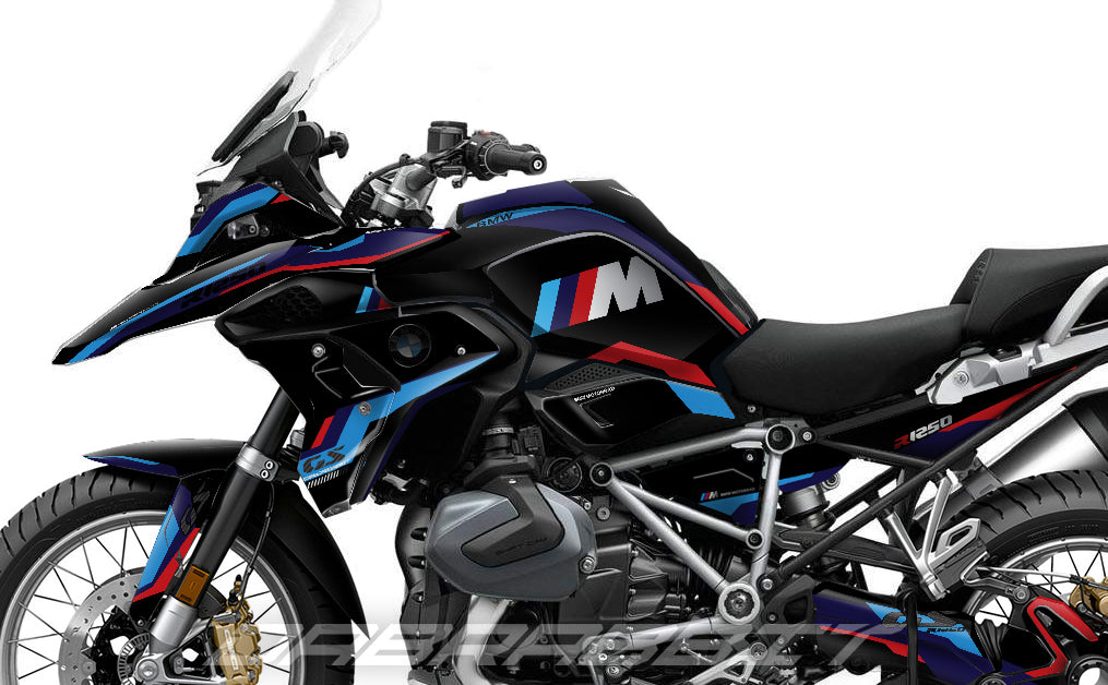 Kit Grafiche Adesivi Carene - BMW R1200/R1250GS (2017~2025) - (MC-B)