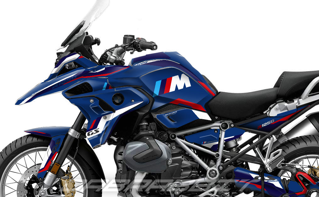 Kit Grafiche Adesivi Carene - BMW R1200/R1250GS (2017~2025) - (MC-BL)