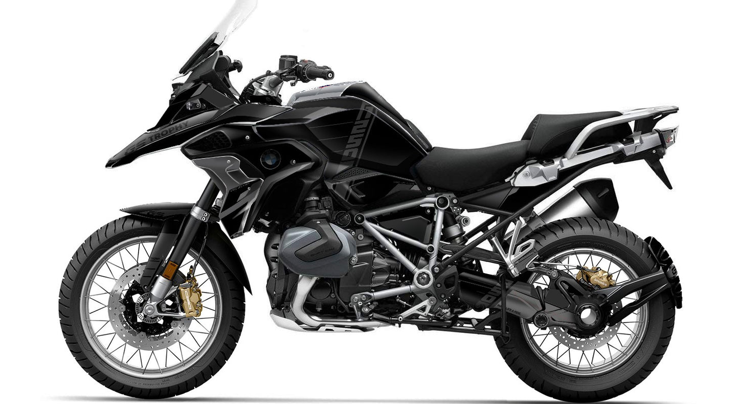 Kit Grafiche Adesivi Carene - BMW R1200/R1250GS (2017~2025) - (Trophy BB)