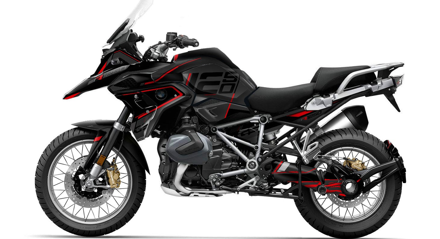 Kit Grafiche Adesivi Carene - BMW R1200/R1250GS (2017~2025) - (TWT-BR)