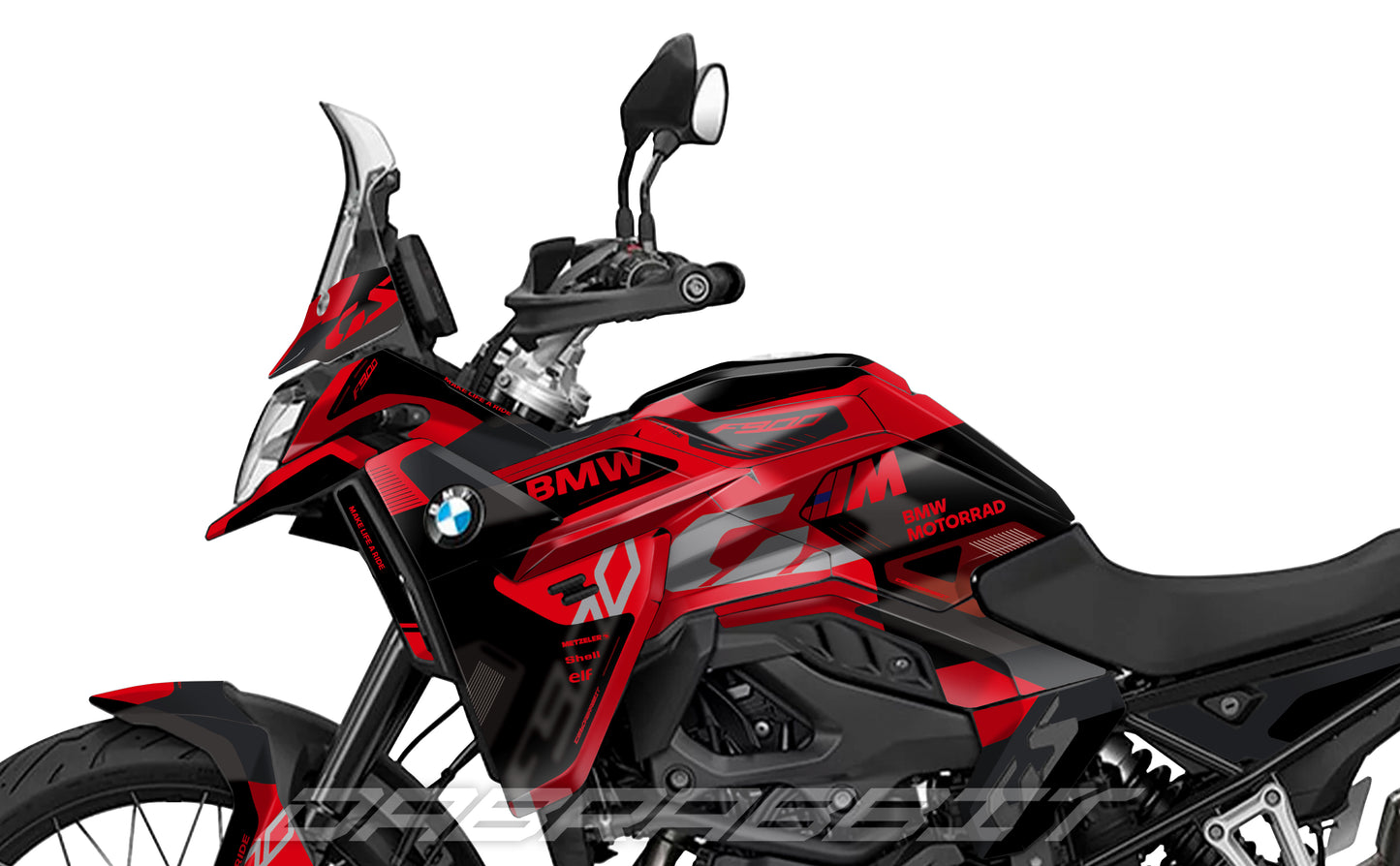 Kit Grafiche Adesivi Carene - BMW F900GS (2024~) - (TSP-RG)