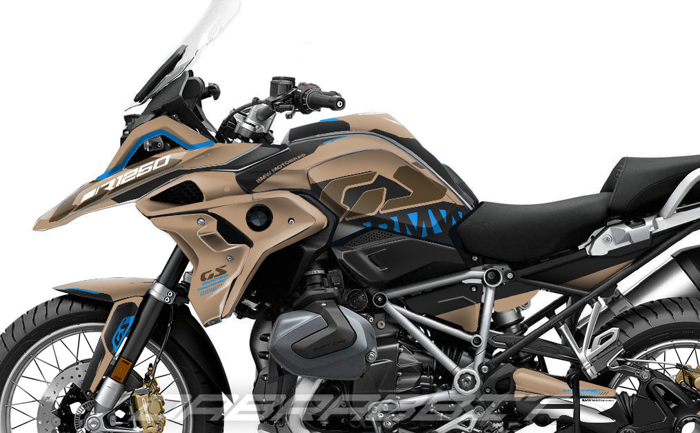 Kit Grafiche Adesivi Carene - BMW R1200/R1250GS (2017~2025) - (TH-D)