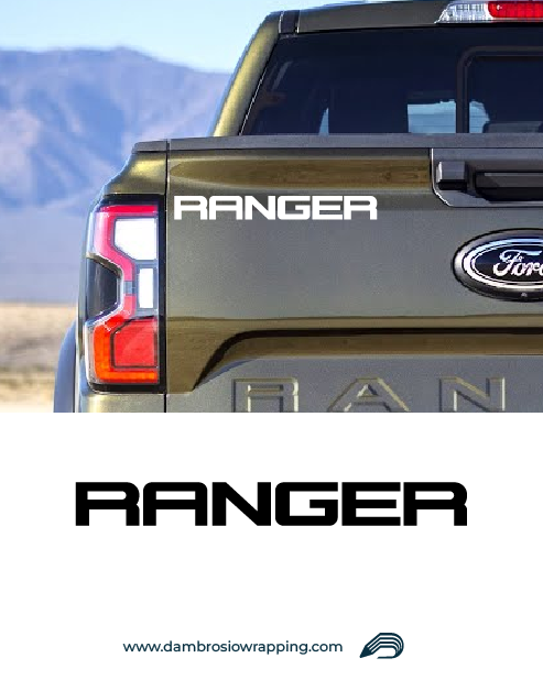 Ford Ranger lettering sticker