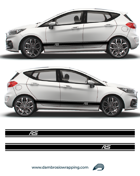 Ford Focus RS Side Stripes Kit