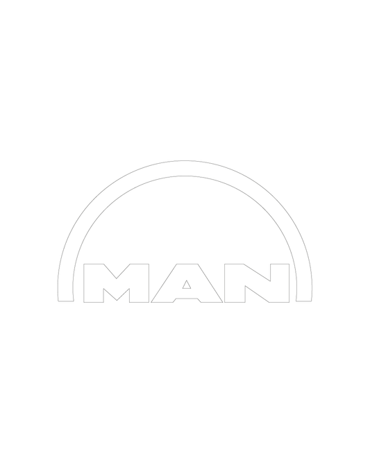 Man Truck Sticker Logo Arch