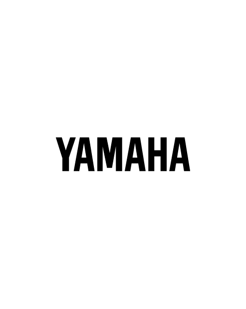 Black Yamaha Logo Sticker